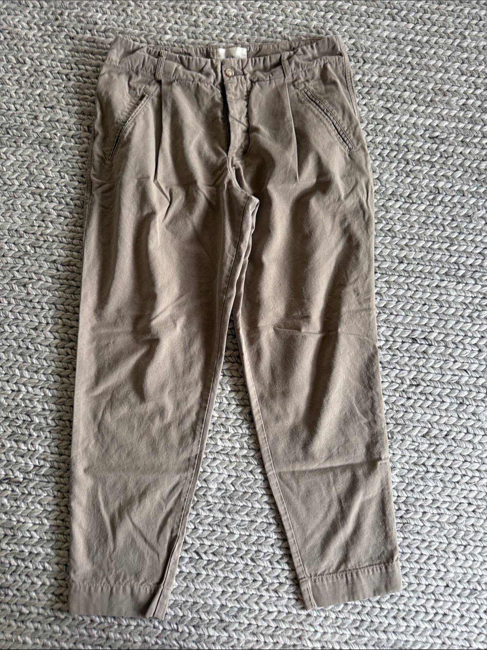 Folk Taupe Chino Pants